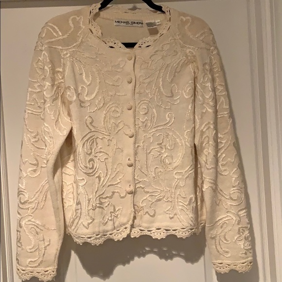 Michael Simon Sweaters - VINTAGE MICHAEL SIMON CARDIGAN